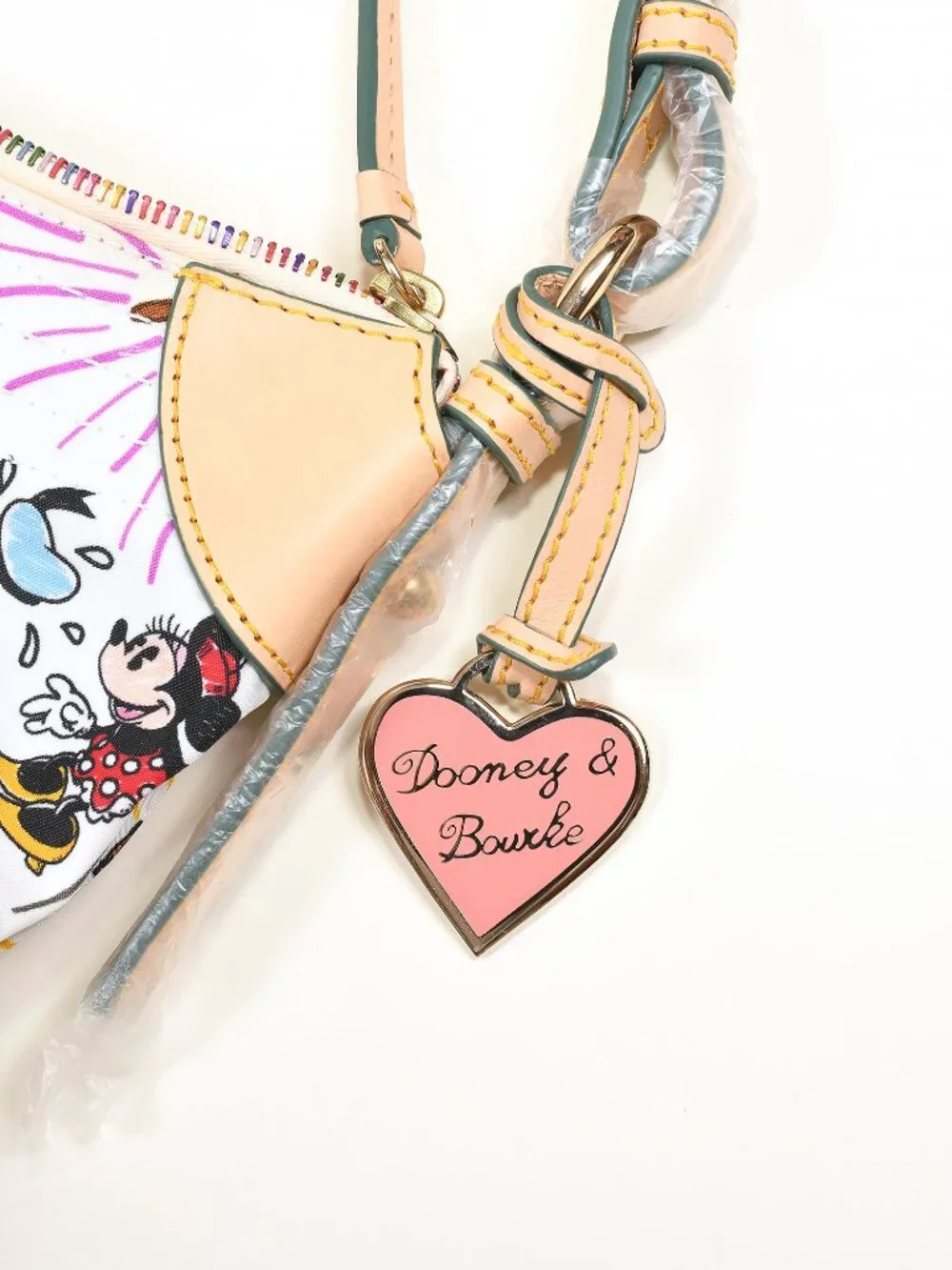 Disney Dooney & Bourke Sketch Hobo Bag Walt Disney World Mickey Minnie NWT